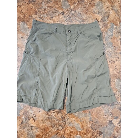 Vintage 1999 Patagonia size 34 Hiking Shorts Green Utility Nylon VTG (A16) - Picture 2 of 10
